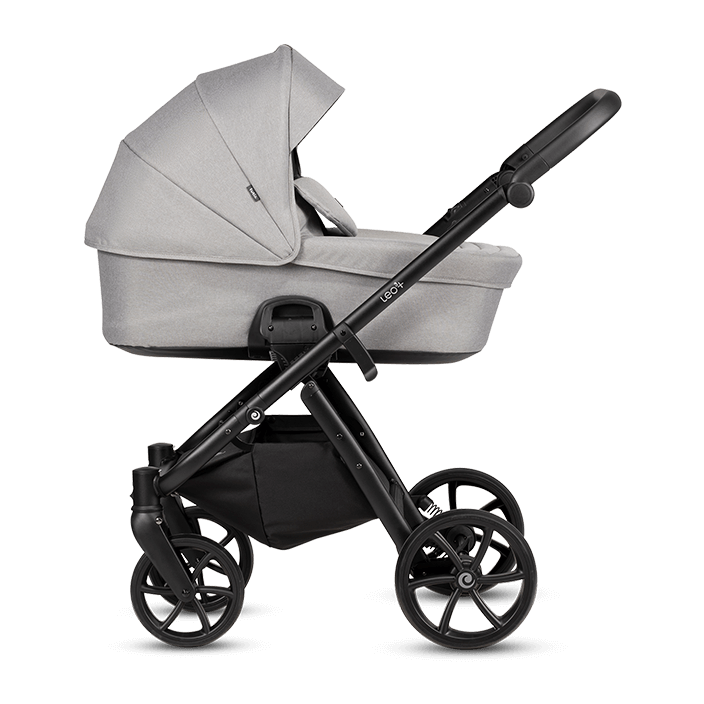 Kočárek Tutis Leo 3+ 2026 - Barva: Černá+zlatá, Kola: Přední otočná kola (aretace), Druh kol: Gelová