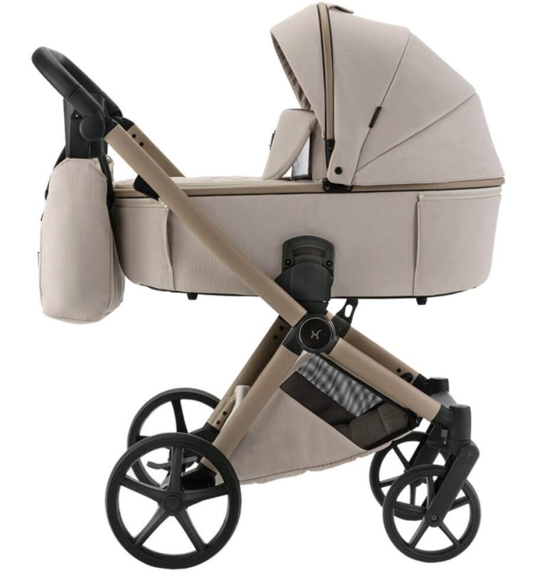 Kočárek Beli Ela Premium MIX BAREV - Barva: Zelená, Kola: Přední otočná kola (aretace), Druh kol: Gelová