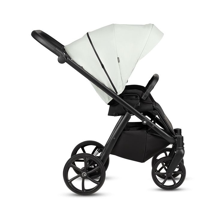 Kočárek Tutis Leo 3+ 2026 - Barva: Černá+zlatá, Kola: Přední otočná kola (aretace), Druh kol: Gelová