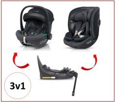Set Autosedaček GO 40-150cm I-SIZE 360´ Isofix