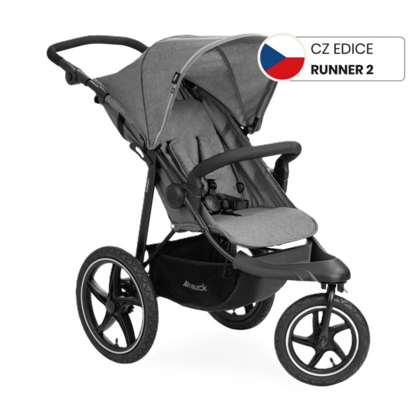 Akční set Tříkolka kočárek Sporťák Runner 2 Grey