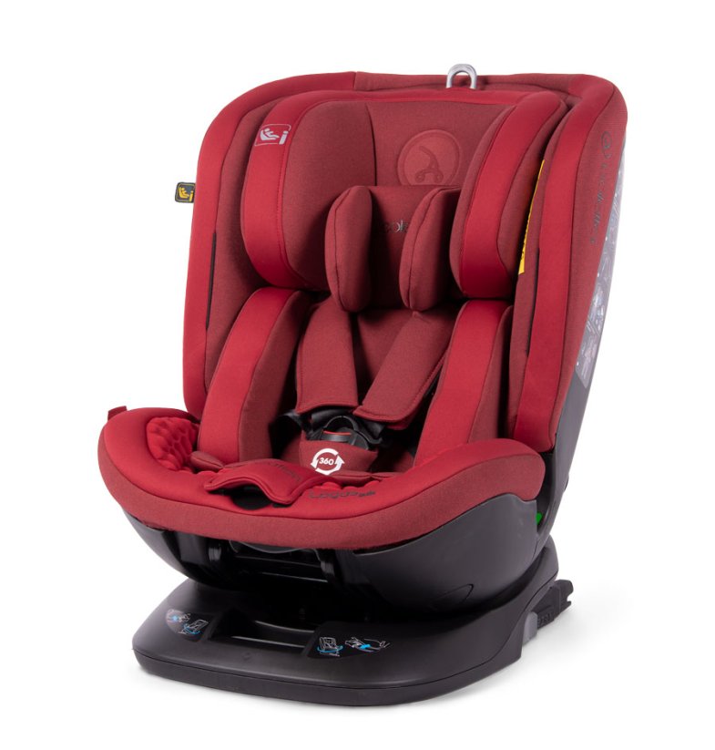 Autosedačka 40-150cm King I-SIZE Isofix 360" - Barva: Červená