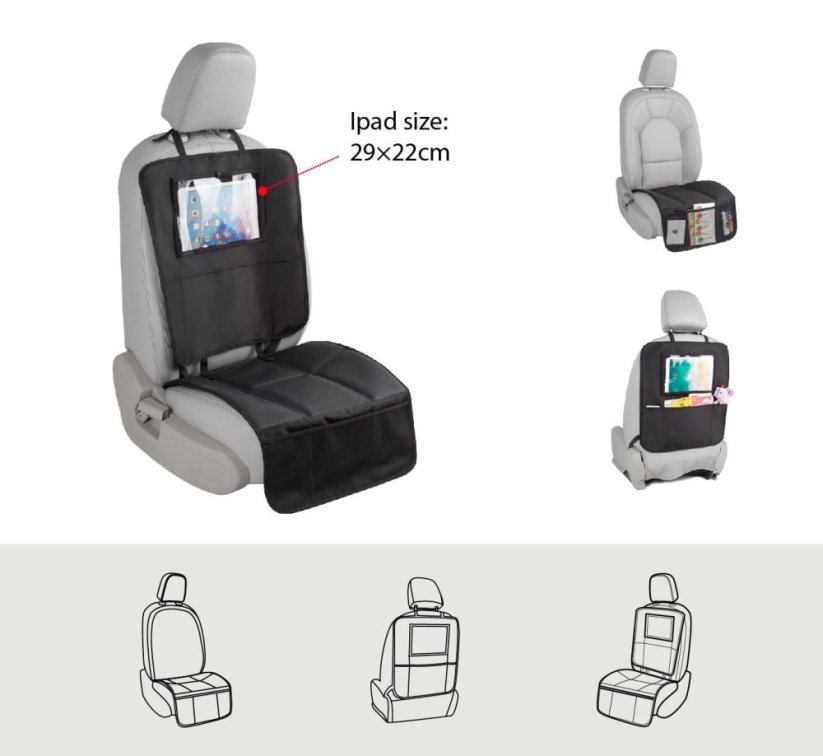 Ochrana sedadel automobilu 3v1