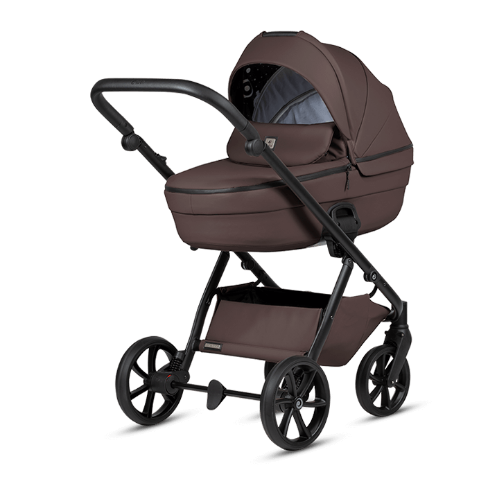 Kočárek Tutis UNO 6+ ECO - Barva: Hnědá, Kola: Přední otočná kola (aretace), Druh kol: Gelová