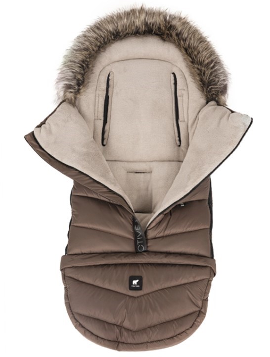 Fusak zimní do kočárku kombinovaný - Barva: Zelená