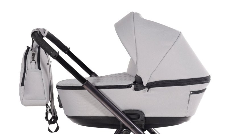 Houpací Kočárek Elegant V3 kombinovaný - Barva: Černá, Kola: Retro kola 14" 4x4, Druh kol: Nafukovací