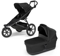 SET Kočárek Thule Urban Glide 3 + hluboká korba 2024 Black
