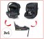 Set Autosedaček GO 40-150cm I-SIZE 360´ Isofix - Barva: Černá