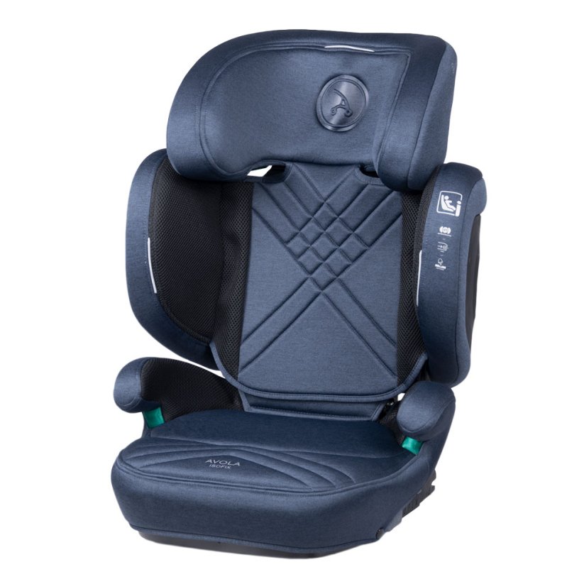 Autosedačka 100-150 cm I-size Isofix AV - Barva: Šedá světlá