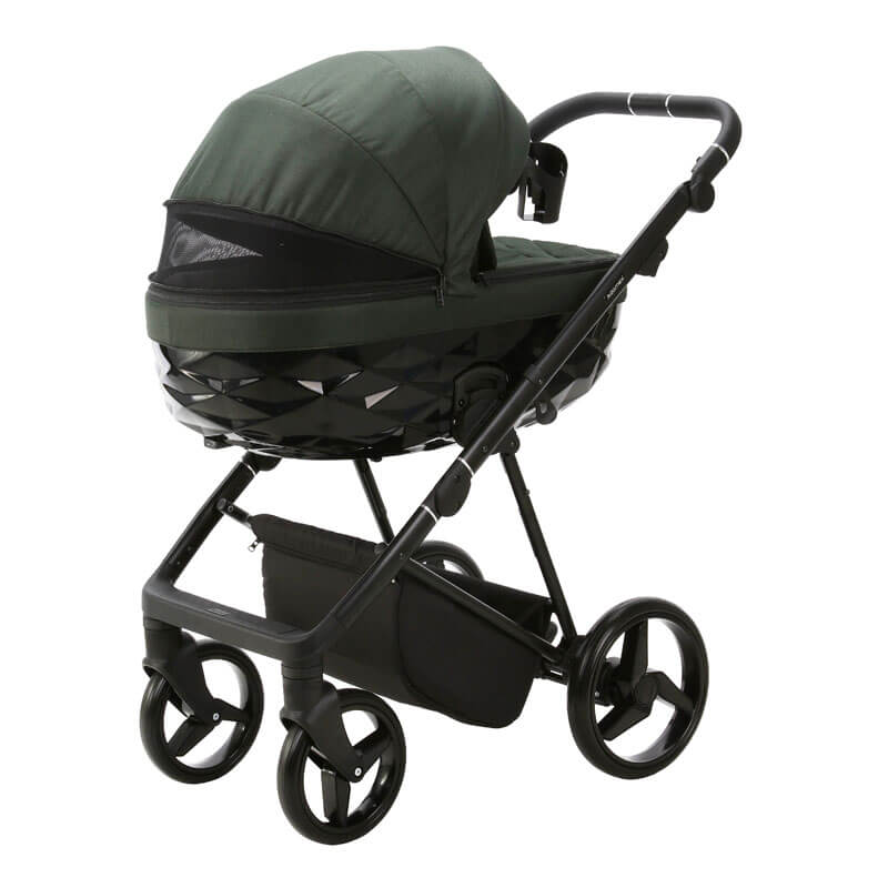 Kočárek Beli Sofie Limited - Barva: Růžová, Kola: Přední otočná kola (aretace), Druh kol: Gelová