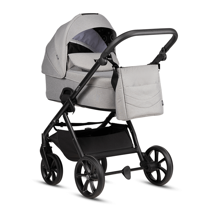 Kočárek Tutis Leo 3+ 2026 - Barva: Černá+zlatá, Kola: Přední otočná kola (aretace), Druh kol: Gelová