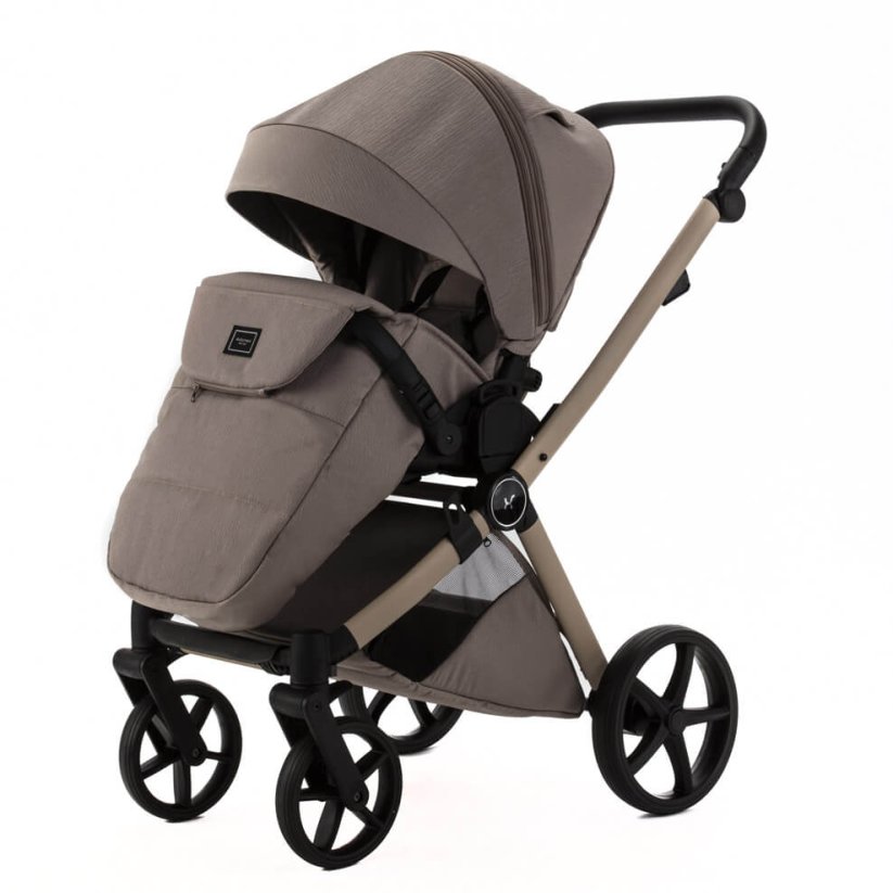 Kočárek Beli Ela Premium MIX BAREV - Barva: Zelená, Kola: Přední otočná kola (aretace), Druh kol: Gelová