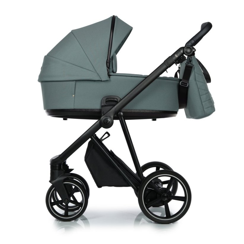 Kočárek Roan lvi - Barva: Růžová, Kola: Přední otočná kola (aretace), Druh kol: Gelová