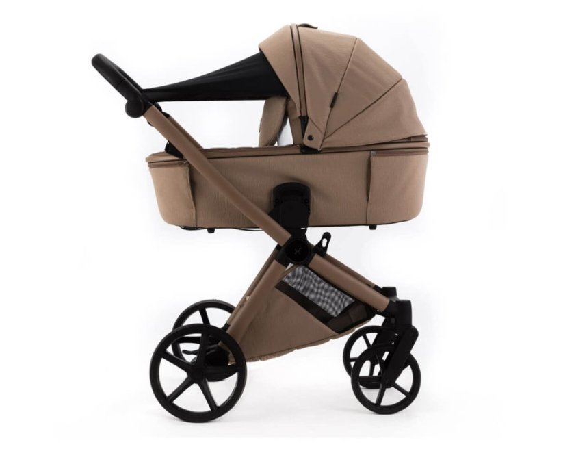 Kočárek Beli Ela Premium MIX BAREV - Barva: Zelená, Kola: Přední otočná kola (aretace), Druh kol: Gelová