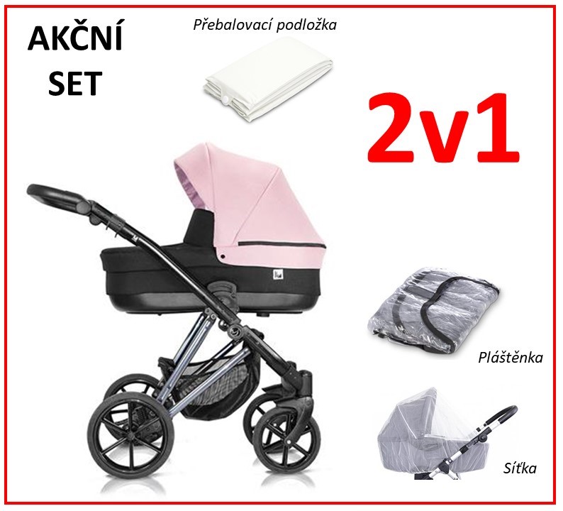Akční set Kočárek kombinovaný Vivaio Less