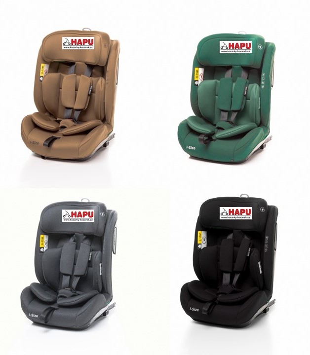 Autosedačka 76-150cm FIX Isize Isofix - Barva: Černá