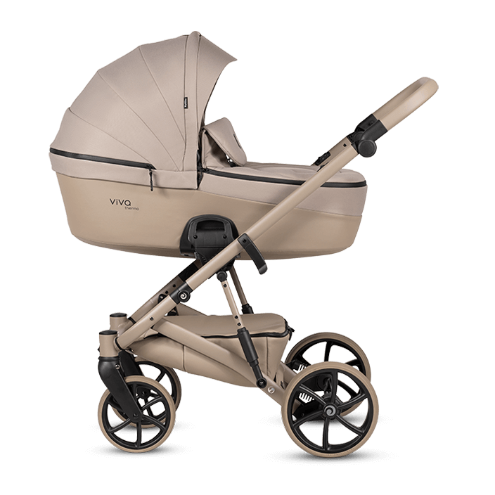 Kočárek Tutis Viva 6+ - Barva: Zelená, Kola: Přední otočná kola (aretace), Druh kol: Gelová