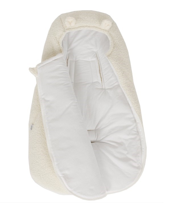 Fusak do autosedačky/kočárku/postýlky BELI Teddy - Barva: Krémová