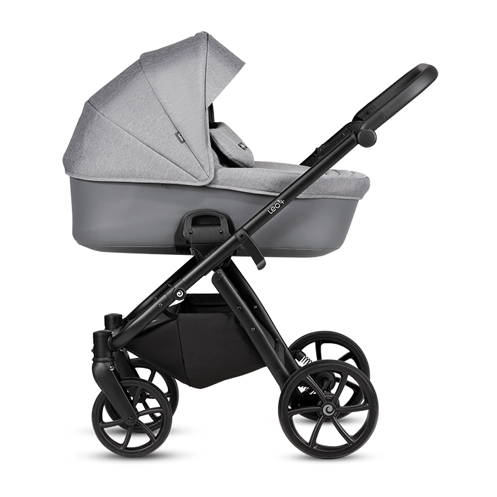 Kočárek Tutis Leo 3+ 2026 - Barva: Černá+zlatá, Kola: Přední otočná kola (aretace), Druh kol: Gelová