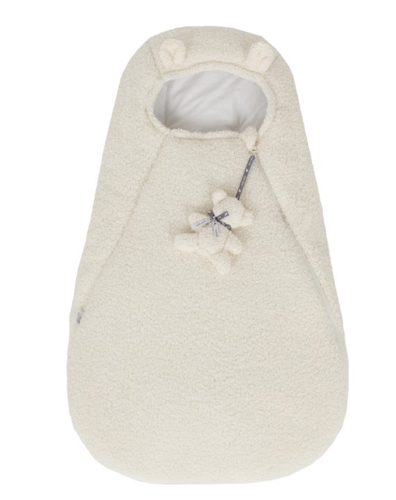 Fusak do autosedačky/kočárku/postýlky BELI Teddy - Barva: Krémová