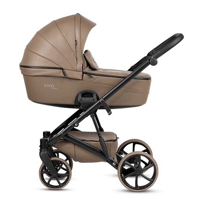 Kočárek Tutis Viva 6+ - Barva: Zelená, Kola: Přední otočná kola (aretace), Druh kol: Gelová