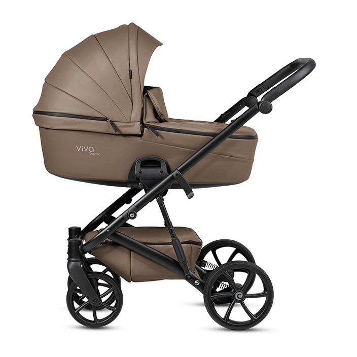 Kočárek Tutis Viva 6+ - Barva: Zelená, Kola: Přední otočná kola (aretace), Druh kol: Gelová