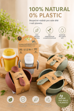 Lžičky, misky, talířky 100% natura 0% plastic