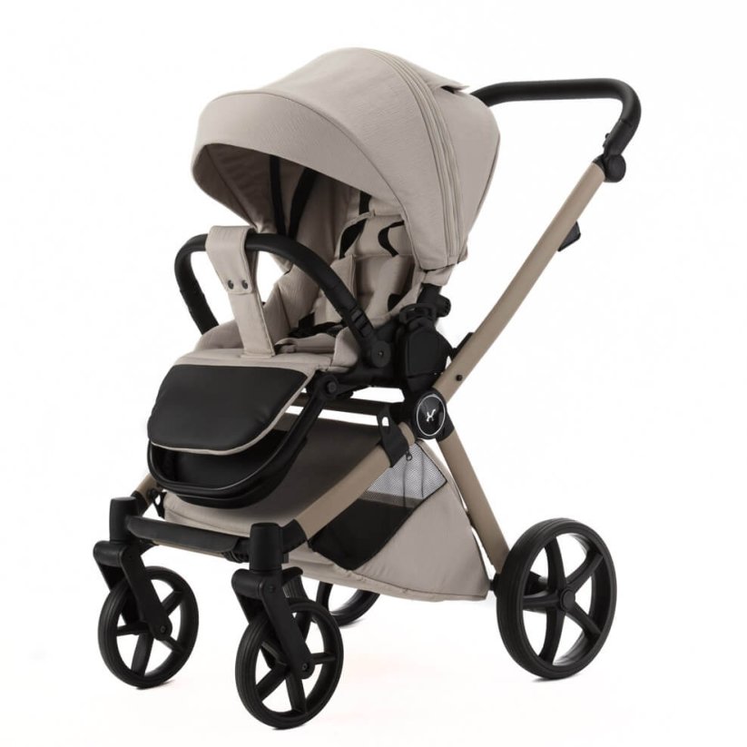 Kočárek Beli Ela Premium MIX BAREV - Barva: Zelená, Kola: Přední otočná kola (aretace), Druh kol: Gelová