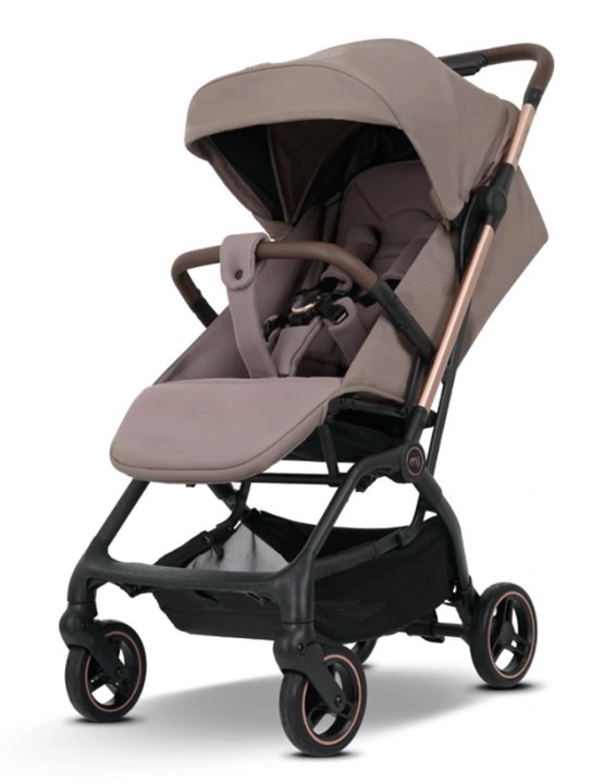 Kočárek My Junior PICO3 2026 skladný - Barva: Černá, Kola: Přední otočná kola (aretace), Druh kol: Gelová, Skladnost: Do letadla, ECO Friendly: ECO produkt