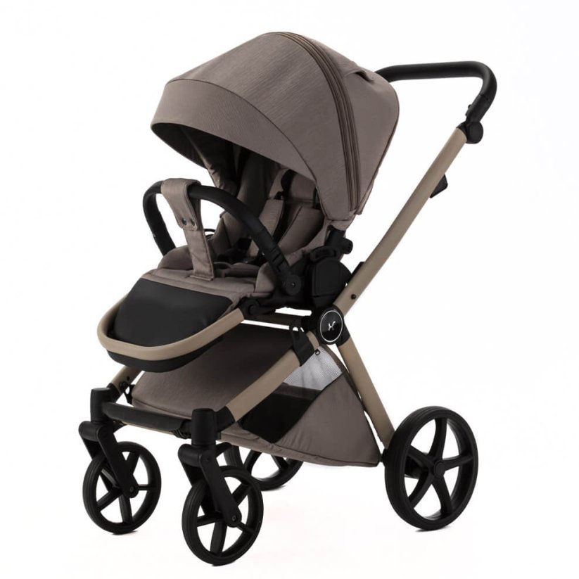 Kočárek Beli Ela Premium MIX BAREV - Barva: Zelená, Kola: Přední otočná kola (aretace), Druh kol: Gelová