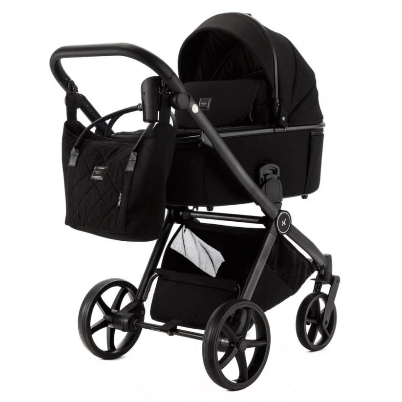 Kočárek Beli Ela Premium MIX BAREV - Barva: Zelená, Kola: Přední otočná kola (aretace), Druh kol: Gelová