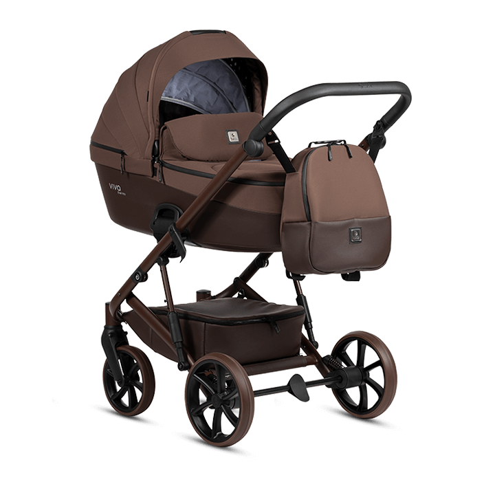 Kočárek Tutis Viva 6+ - Barva: Zelená, Kola: Přední otočná kola (aretace), Druh kol: Gelová