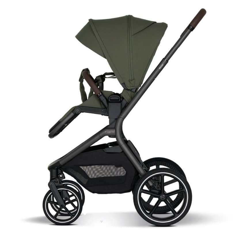 Kombinovaný kočárek My Junior MAVI - Barva: Béžová, Kola: Přední otočná kola (aretace), Druh kol: Gelová, Skladnost: Složení jednou rukou