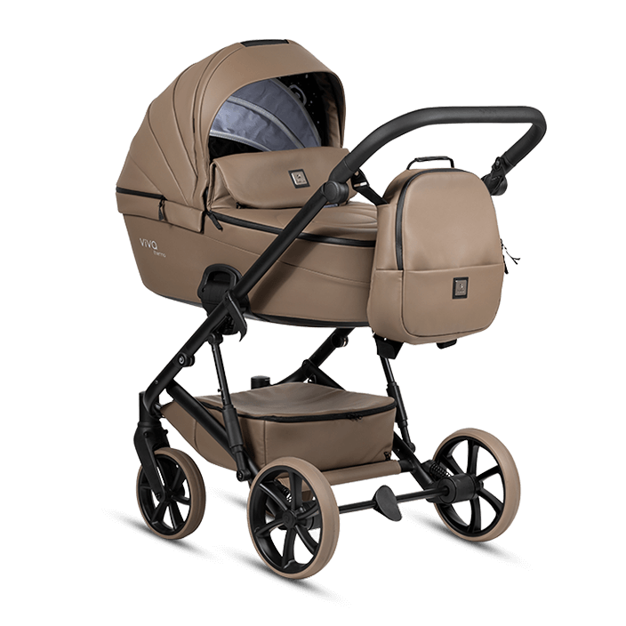 Kočárek Tutis Viva 6+ - Barva: Zelená, Kola: Přední otočná kola (aretace), Druh kol: Gelová