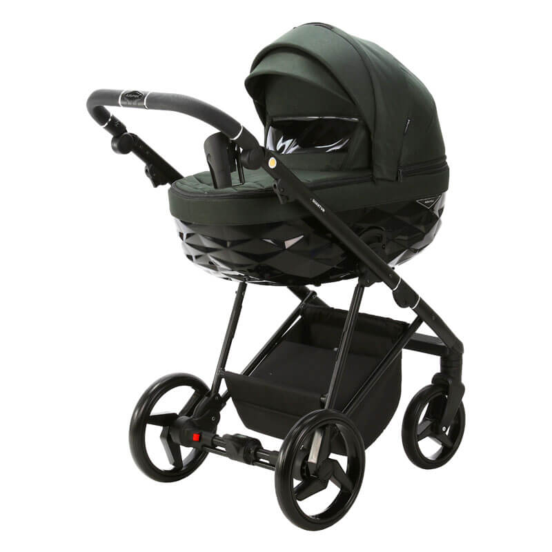 Kočárek Beli Sofie Limited - Barva: Růžová, Kola: Přední otočná kola (aretace), Druh kol: Gelová