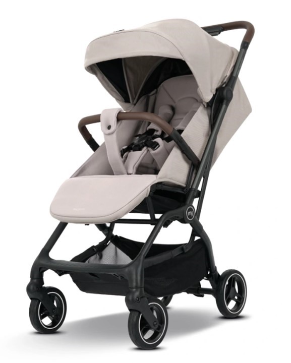 Kočárek My Junior PICO3 2026 skladný - Barva: Černá, Kola: Přední otočná kola (aretace), Druh kol: Gelová, Skladnost: Do letadla, ECO Friendly: ECO produkt