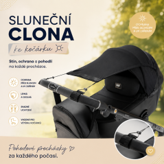 Sluneční clona ke kočárku UNI/UV