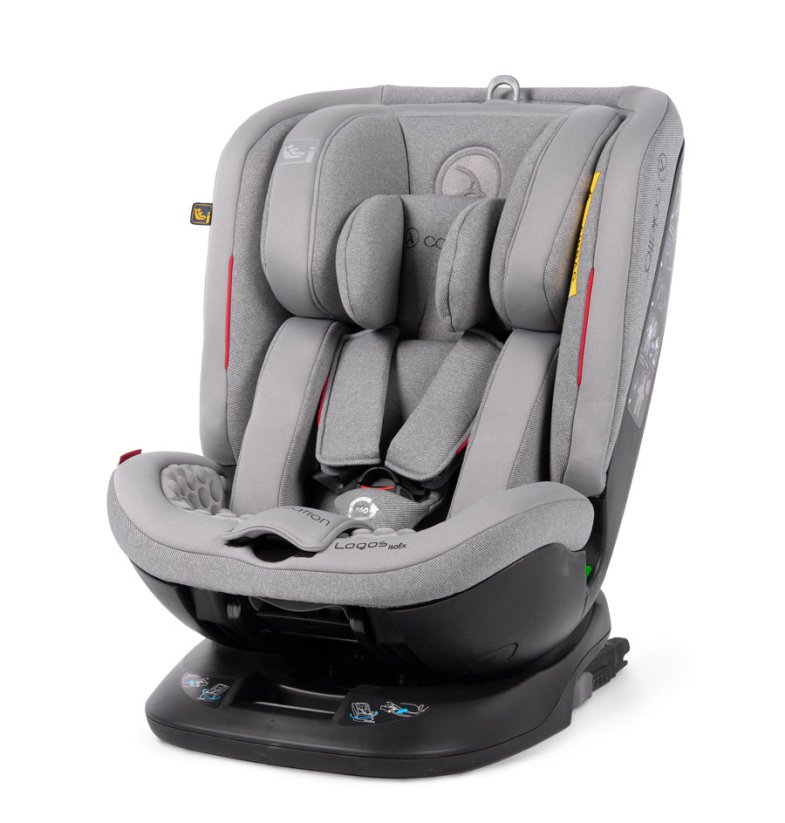 Autosedačka 40-150cm King I-SIZE Isofix 360" - Barva: Šedá světlá