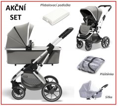 Akční set Kočárek Moon Rocca Basic - shadow