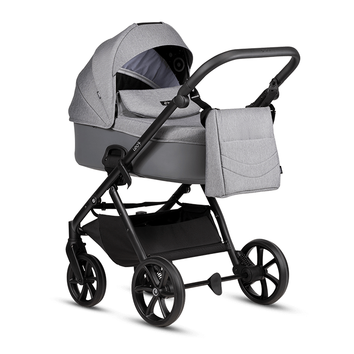 Kočárek Tutis Leo 3+ 2026 - Barva: Černá+zlatá, Kola: Přední otočná kola (aretace), Druh kol: Gelová