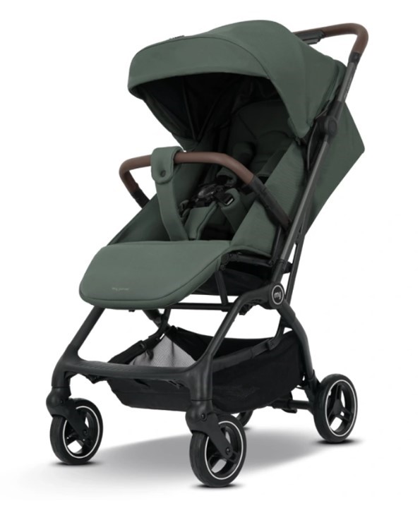 Kočárek My Junior PICO3 2026 skladný - Barva: Černá, Kola: Přední otočná kola (aretace), Druh kol: Gelová, Skladnost: Do letadla, ECO Friendly: ECO produkt