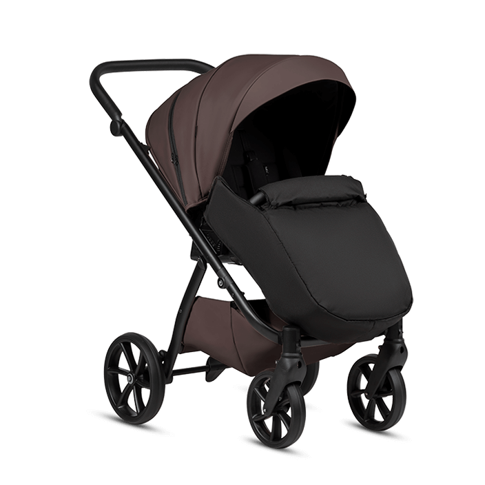 Kočárek Tutis UNO 6+ ECO - Barva: Hnědá, Kola: Přední otočná kola (aretace), Druh kol: Gelová