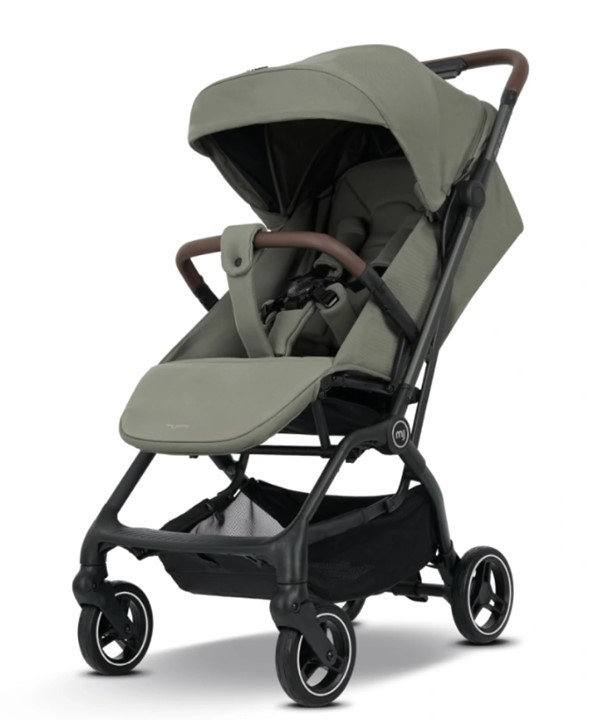 Kočárek My Junior PICO3 2026 skladný - Barva: Černá, Kola: Přední otočná kola (aretace), Druh kol: Gelová, Skladnost: Do letadla, ECO Friendly: ECO produkt