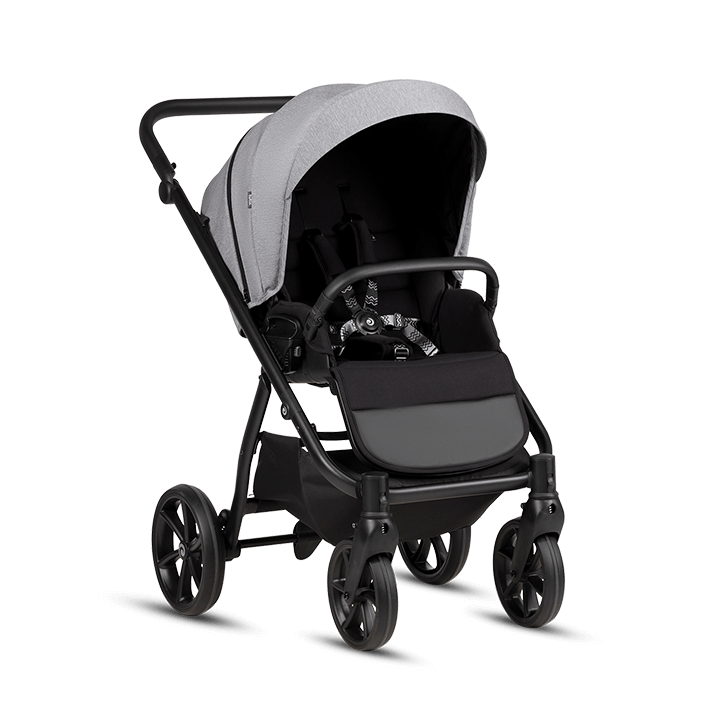 Kočárek Tutis Leo 3+ 2026 - Barva: Černá+zlatá, Kola: Přední otočná kola (aretace), Druh kol: Gelová