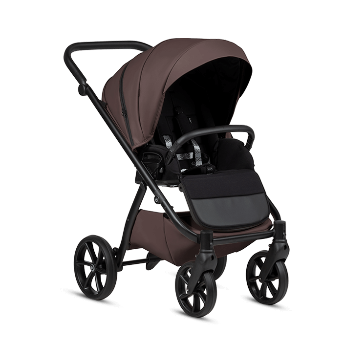 Kočárek Tutis UNO 6+ ECO - Barva: Hnědá, Kola: Přední otočná kola (aretace), Druh kol: Gelová